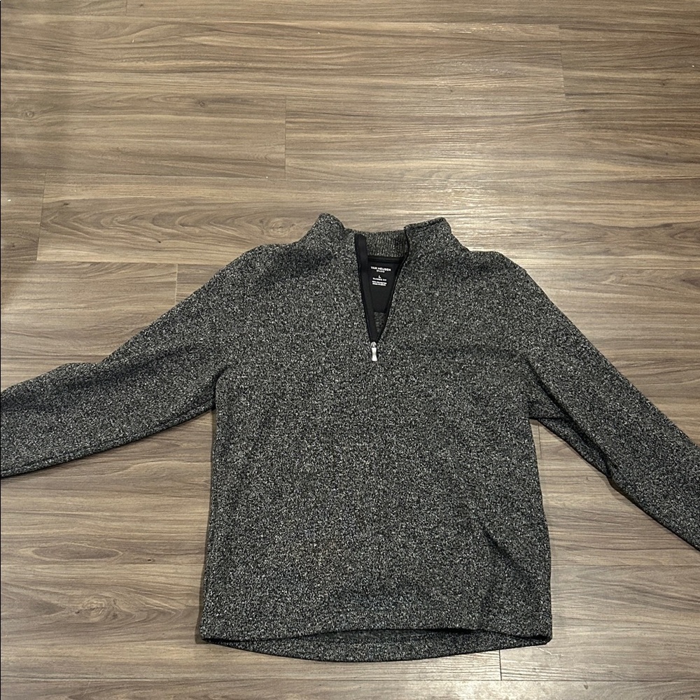 Van Heusen Charcoal Zip-Up Sweater